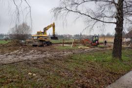 Újabb munkálatokat kezdtek a Szabadidőközpontban