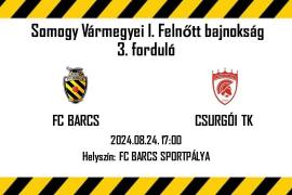 Hazai pályán küzd az FC Barcs a hétvégén