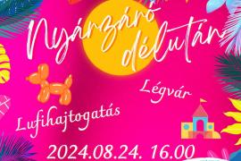 Nyárzáró gyermekprogramok a barcsi strandon