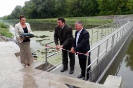 Mobil halrács épült a Balatonnál