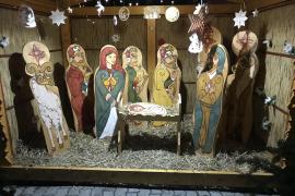 Új helyen van a betlehem és az adventi koszorú is Barcson