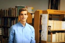 Diákvideó az olasz szakért a Széchényiben